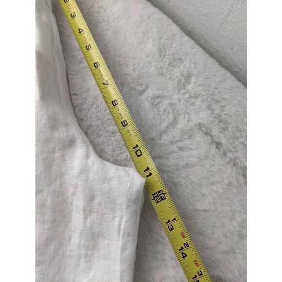 Tommy Bahama Aubrey fit Women’s White Linen Cropped Pants Sz 6 NWT - Picture 8 of 10